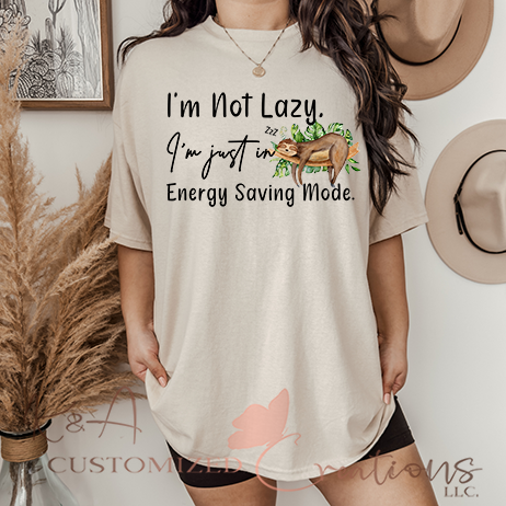 Energy Saving Mode Tee