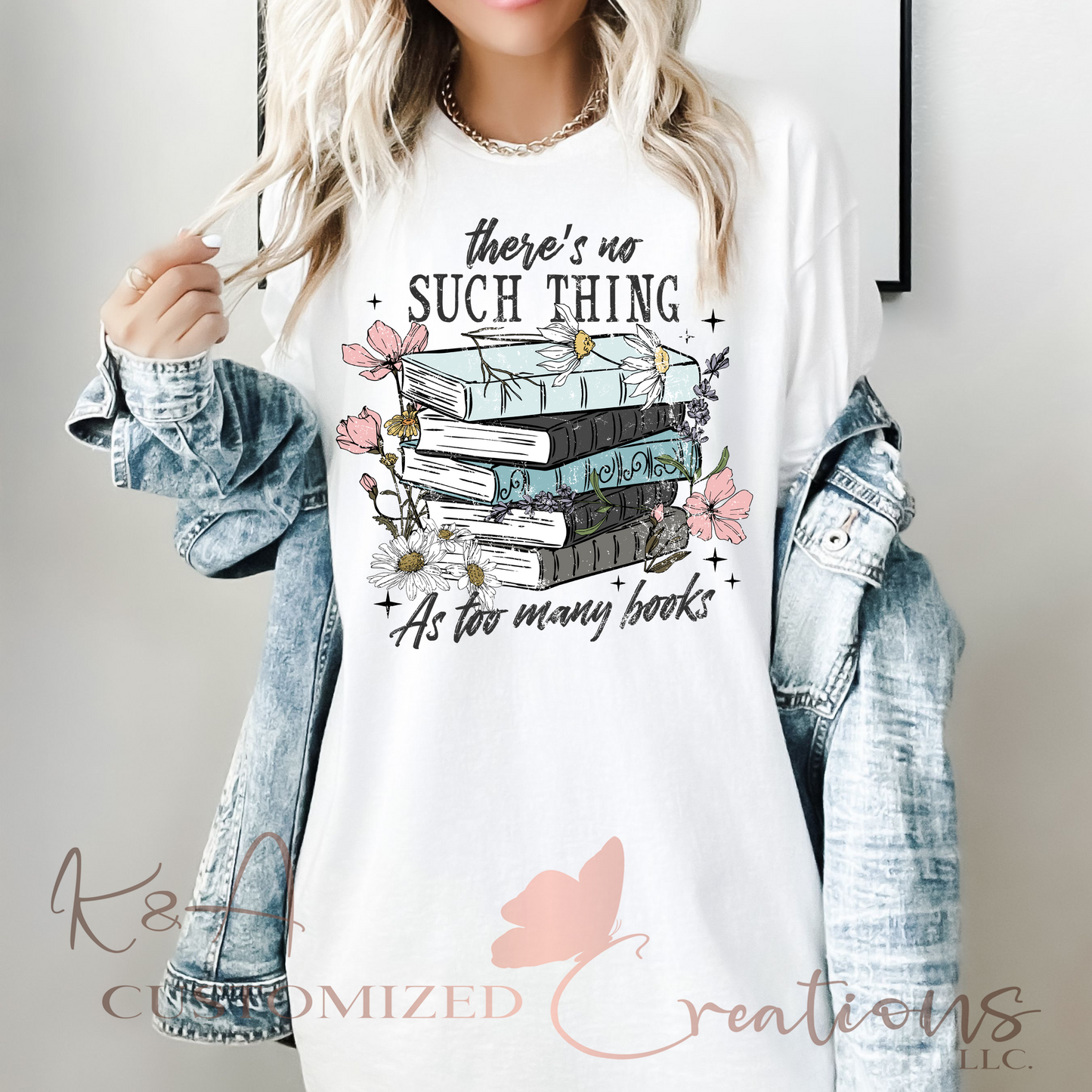 Too Many Books Tee