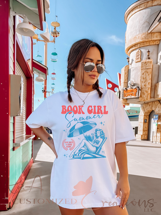 Book Girl Summer Tee