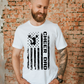 Cheer Dad Black Flag Tee