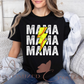 Mama Softball Bolt Tee