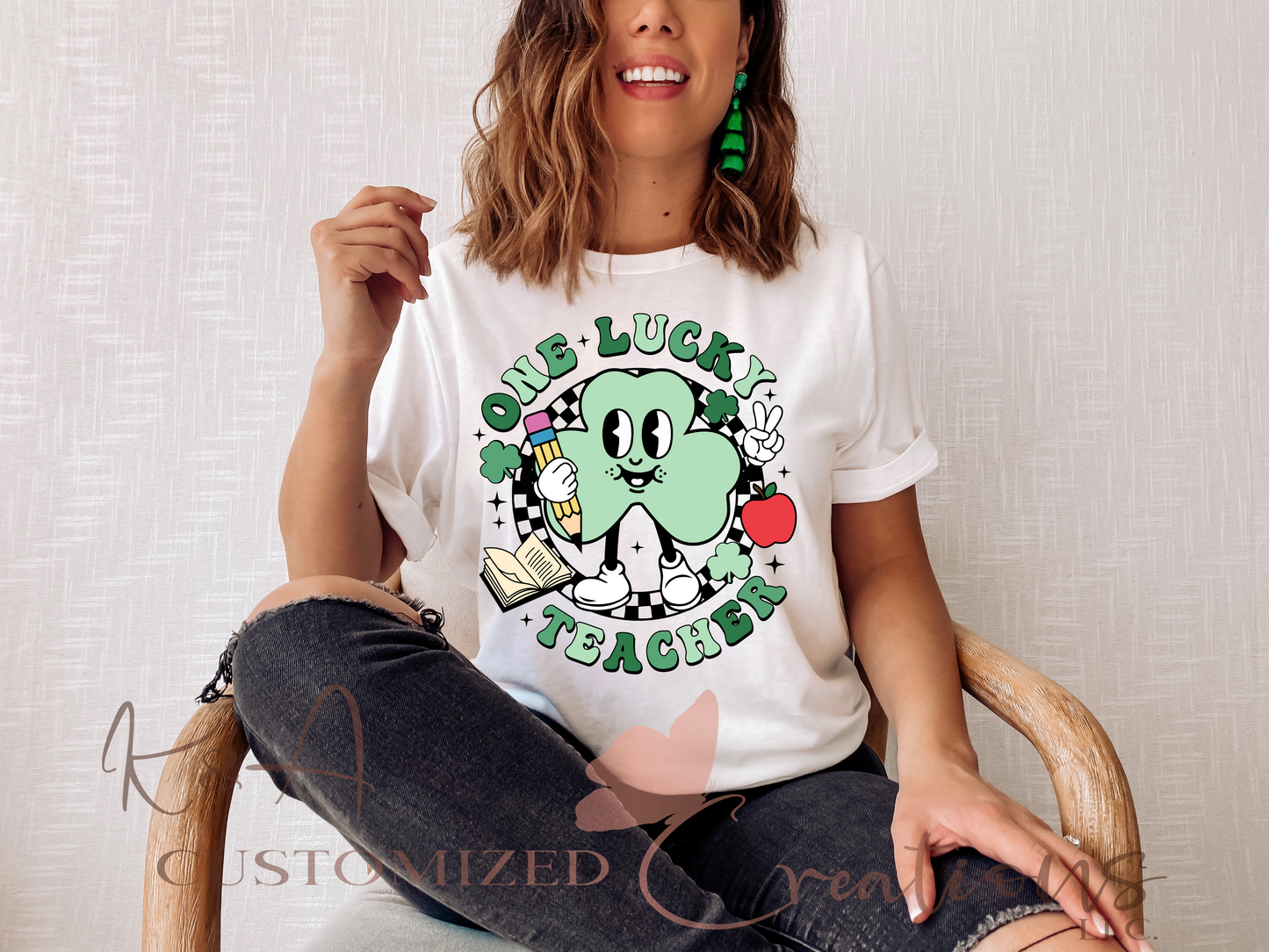 One Lucky Teacher Tee