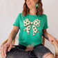 St. Patty's Faux Yarn Bow Tee