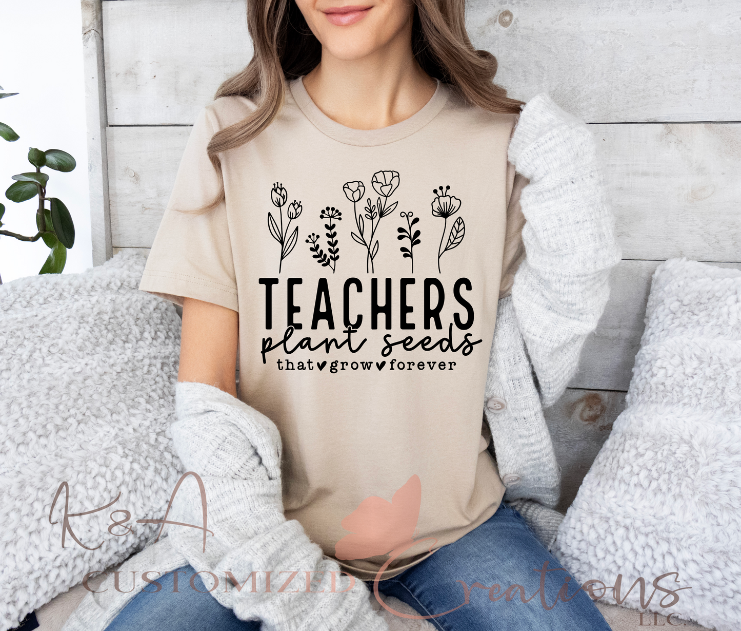 Wildflower Teacher Tee