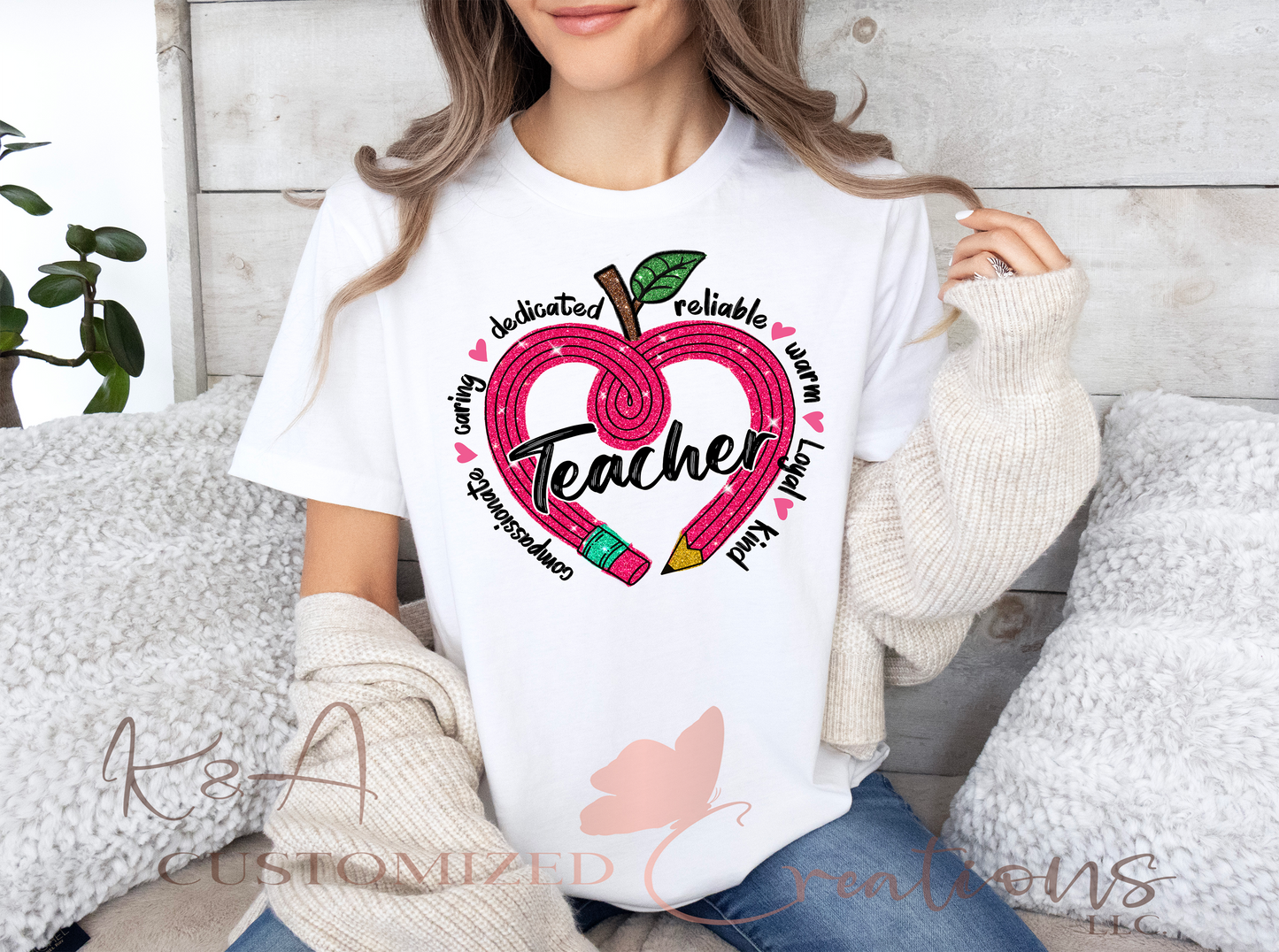 Teacher Heart Tee