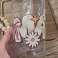 Retro Mama 16oz Glass Tumbler