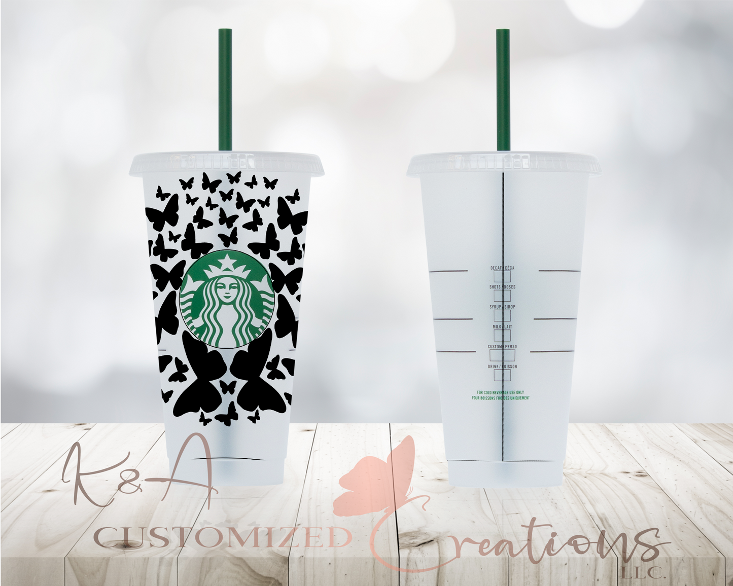 Butterfly Starbucks 24oz Cold Cup