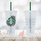 Floral Starbucks 24oz Cold Cup