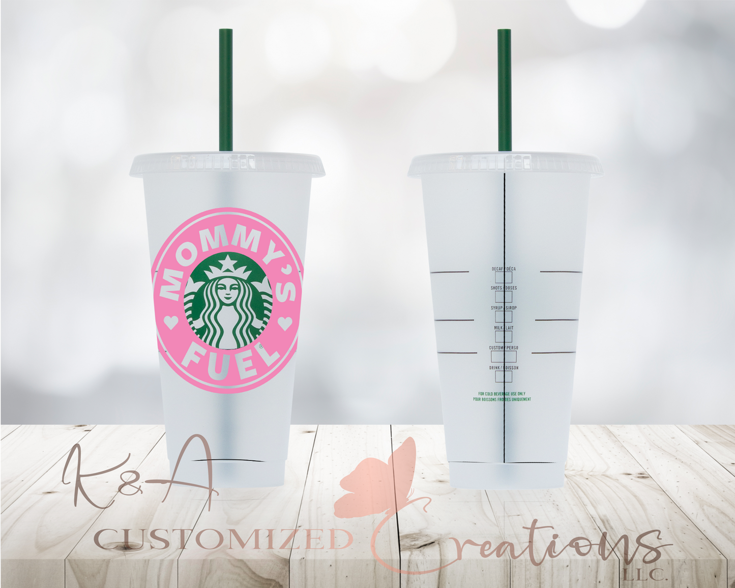 Mommy's Fuel Starbucks 24oz Cold Cup