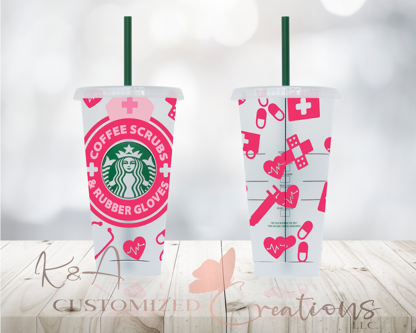 Nurse Starbucks 24oz Cold Cup