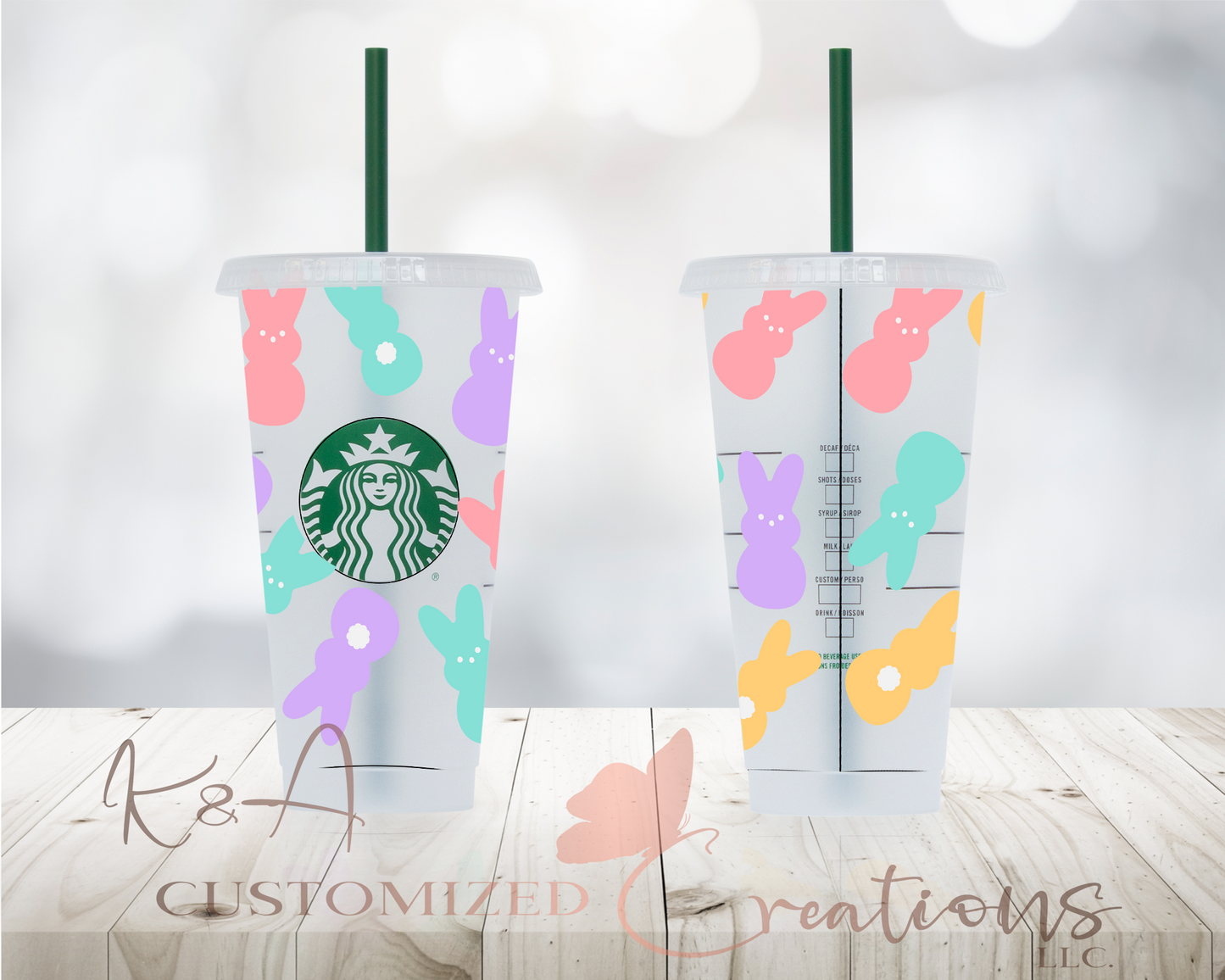 Peeps Starbucks 24oz Cold Cup