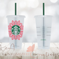 Boho Leaf Starbucks 24oz Cold Cup