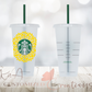 Petals Starbucks 24oz Cold Cup