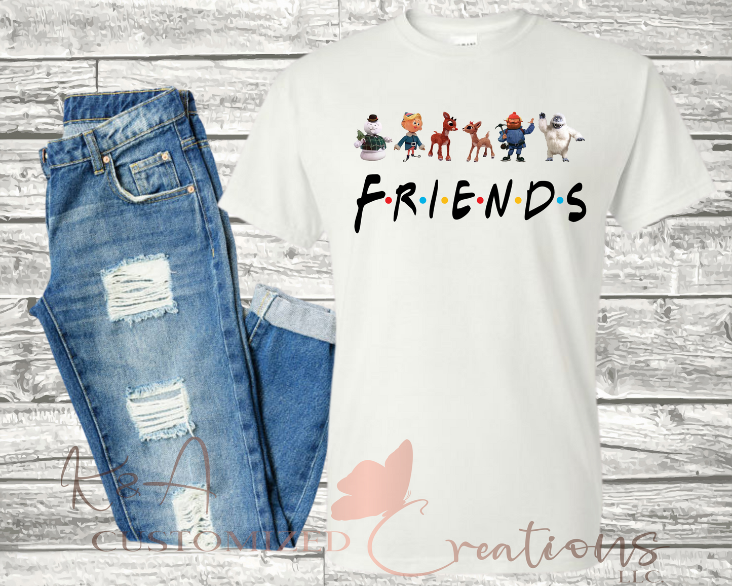 Rudolph Friends Tee