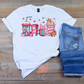 Pink Christmas Coffee Tee