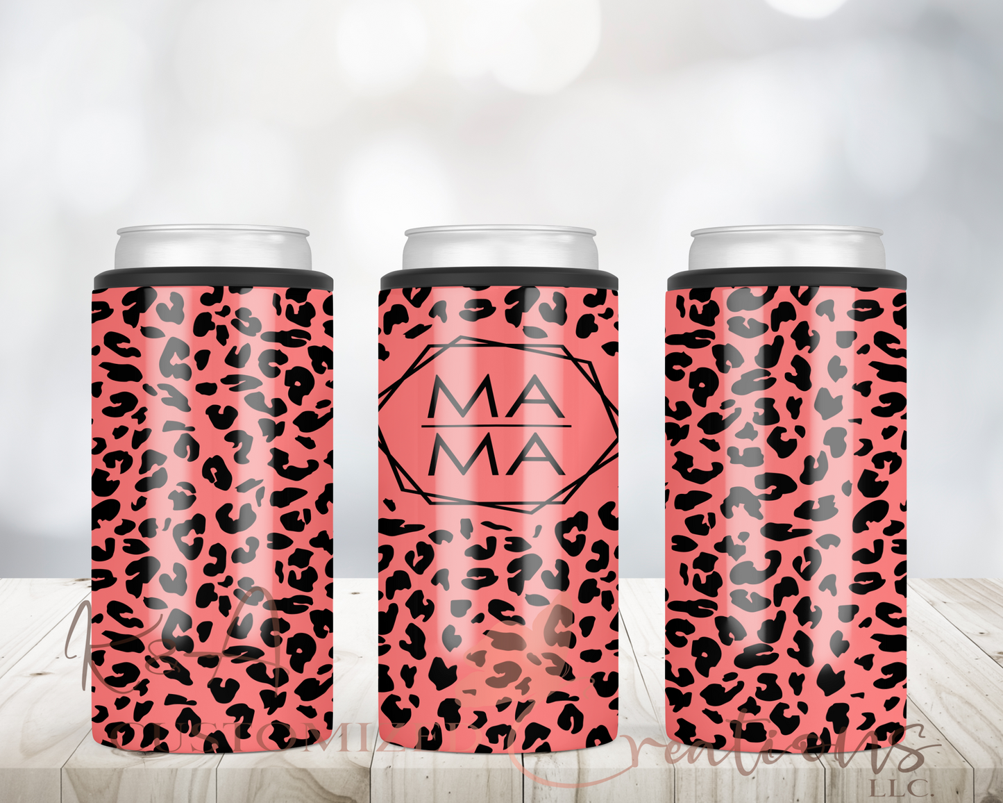 Coral Mama 12oz 2 in 1 Can Doozie