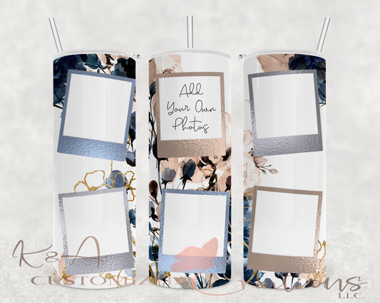 Floral Photo 20oz Tumbler