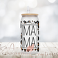Leopard Mama Libby Glass Can