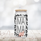 Cheetah Mama Libby Glass Can