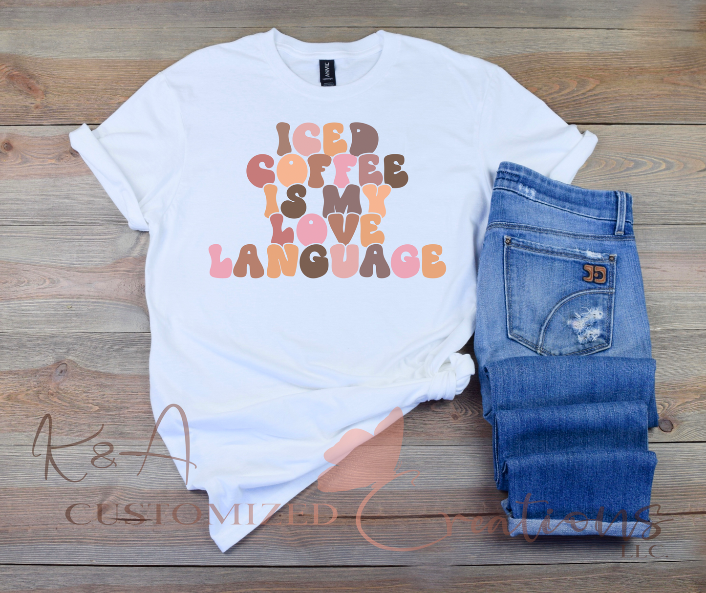 Iced Coffee Is My Love Language Tee