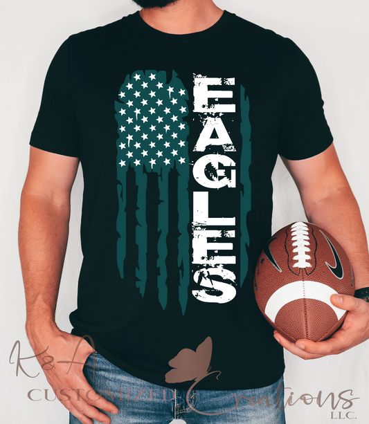 Eagles Flag Tee