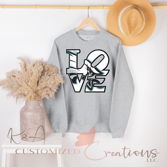 Love Eagles Crewneck