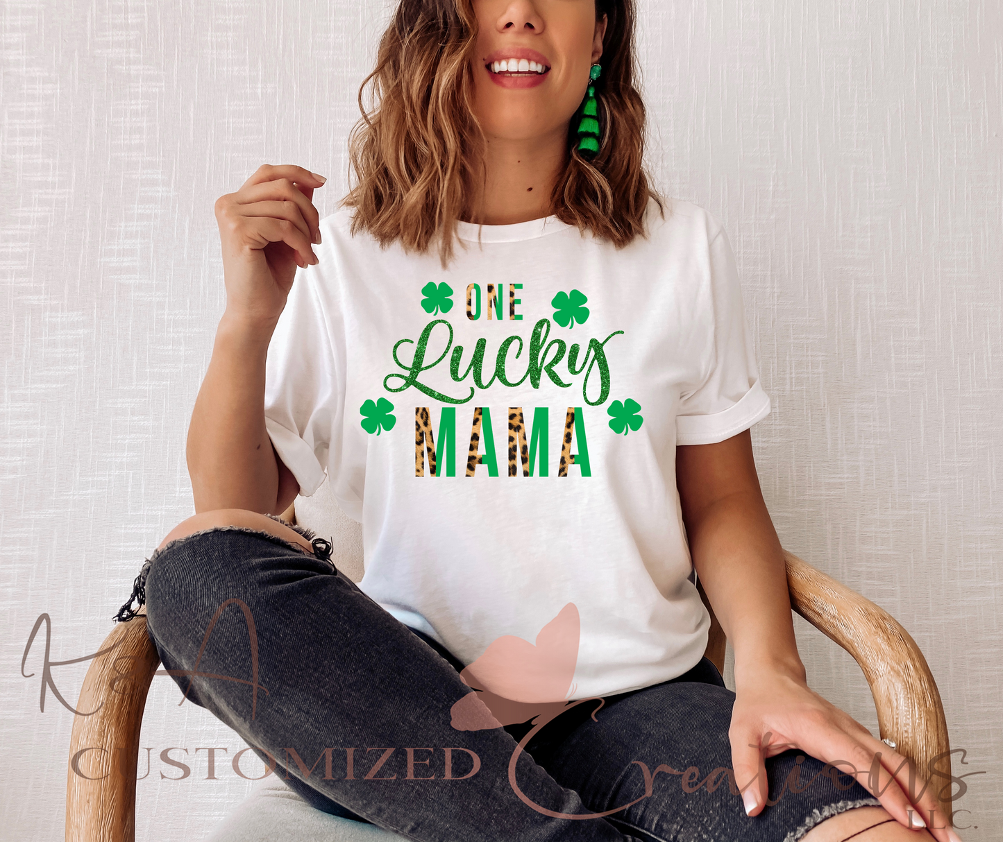 One Lucky Mama Tee
