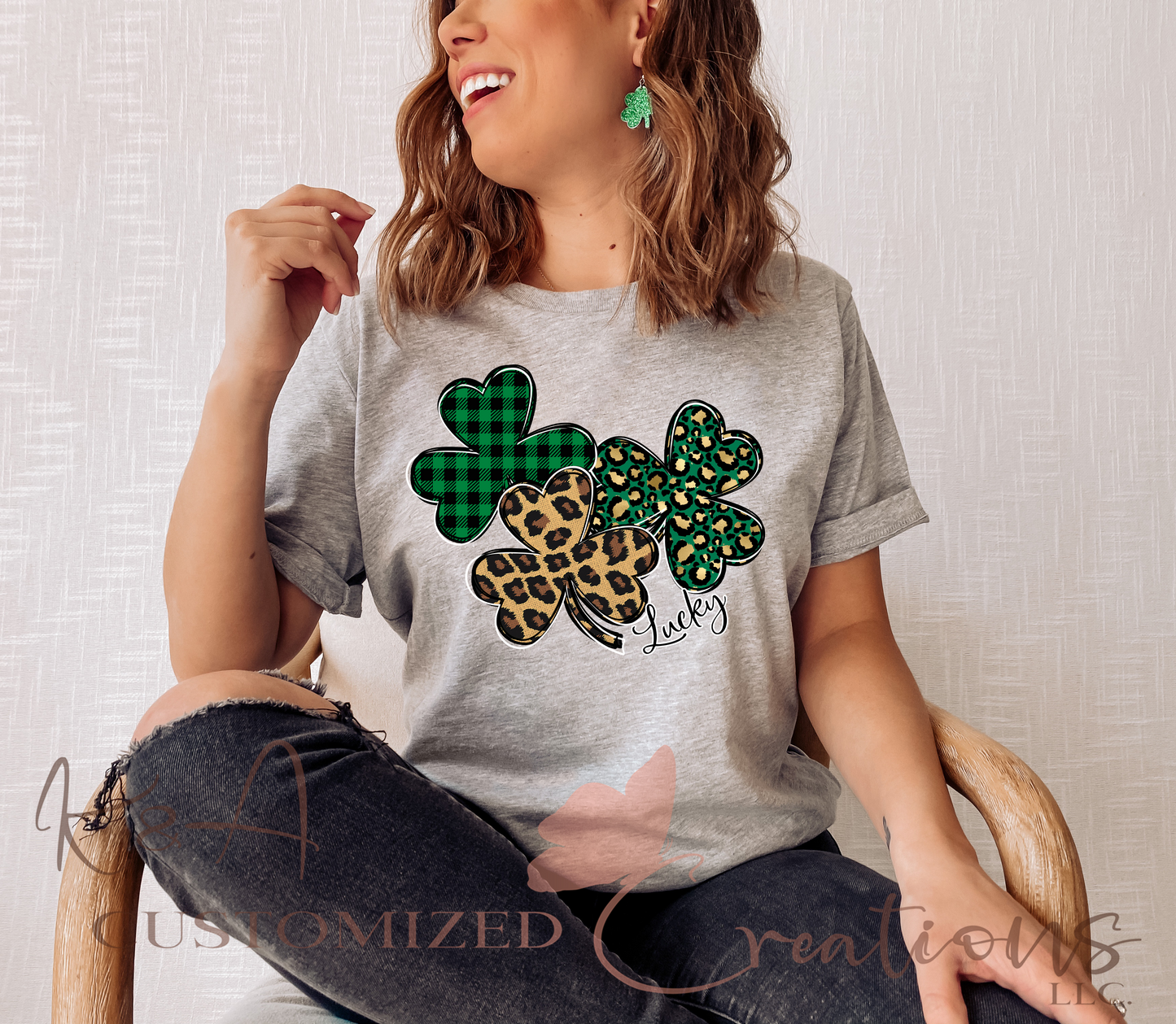 Printed Lucky Clover Tee
