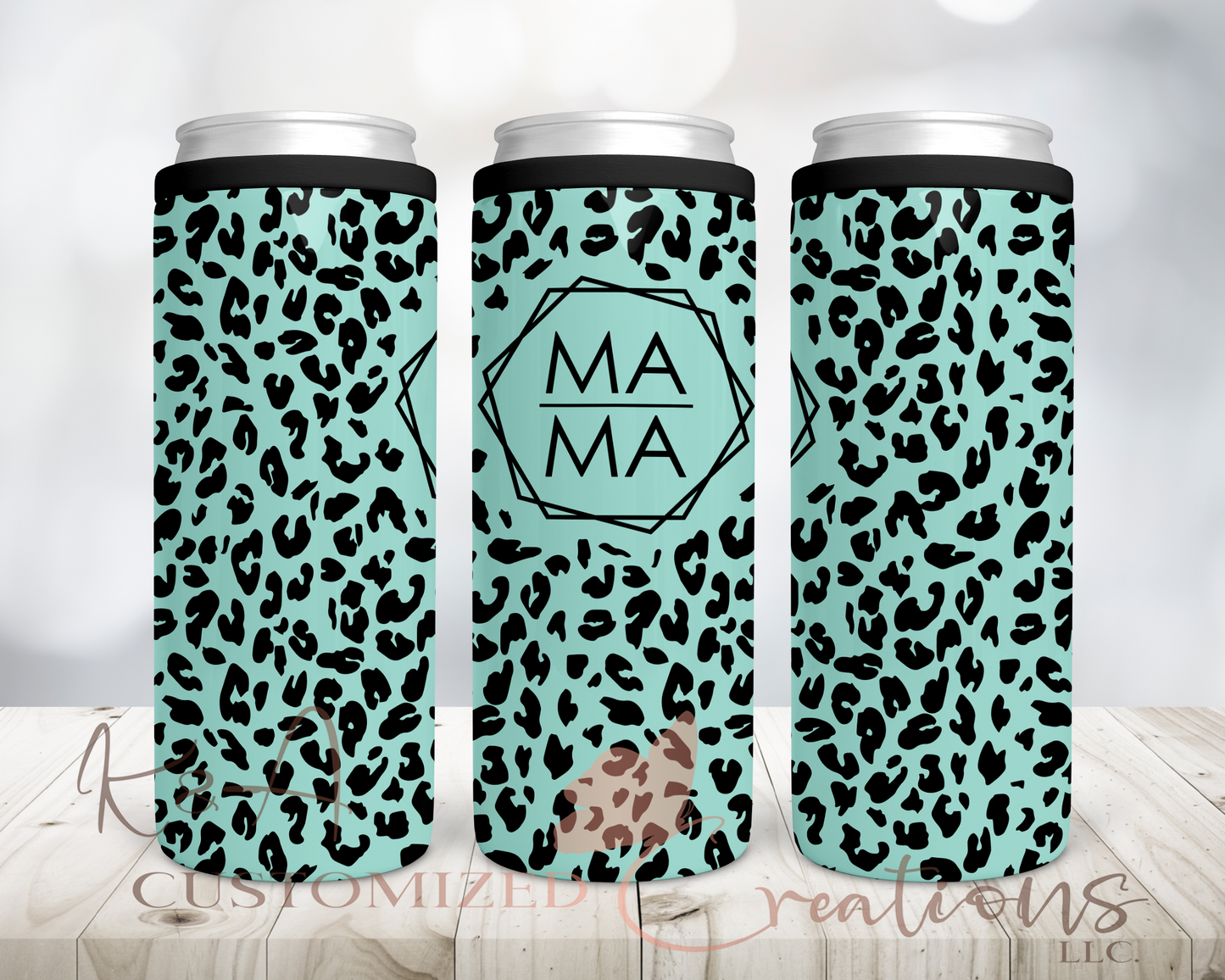 Teal Mama 12oz 2 in 1 Can Doozie